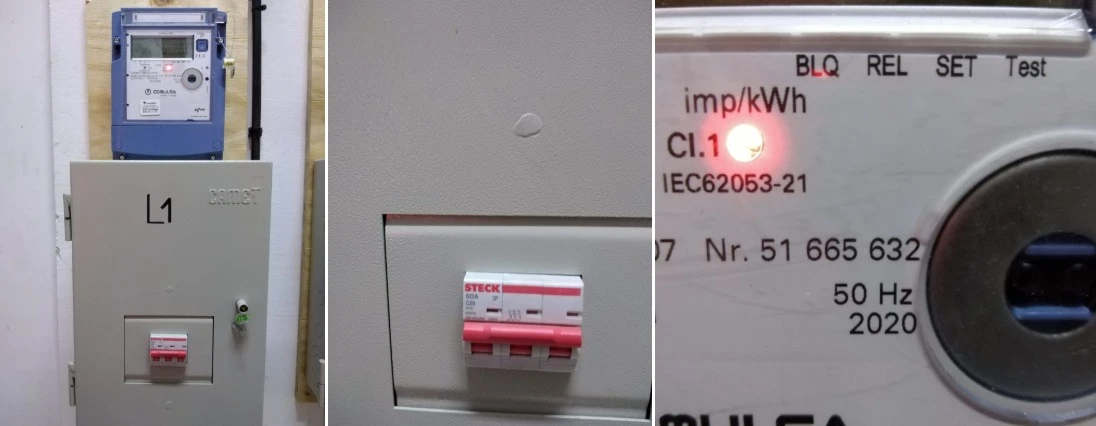Medidor eléctrico SEC